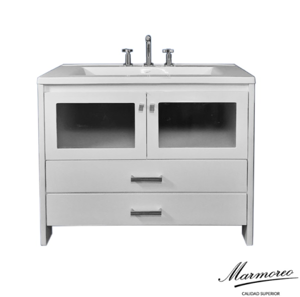 Vanitory con mesada "WENGUE" ANZIO (60 cm)