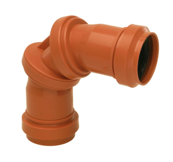 Codo poliangular H-H 40mm (2100)