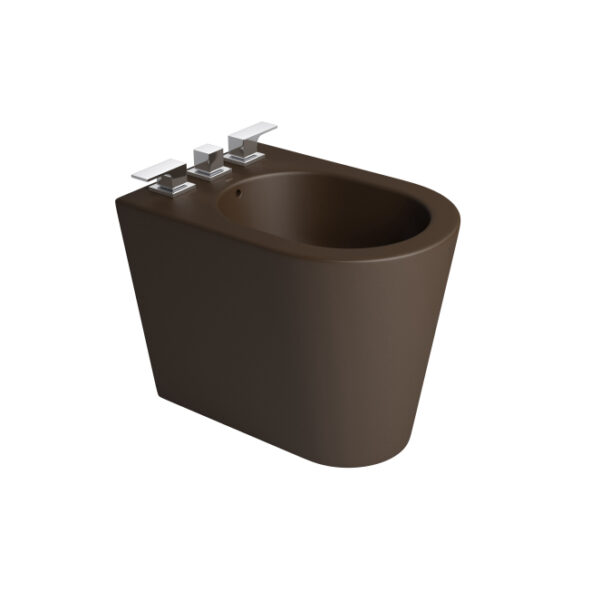 Bidet marrón mate «LINK» (3 agujeros)