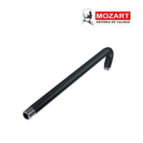 Brazo para lluvia negro de 30cm (9949)
